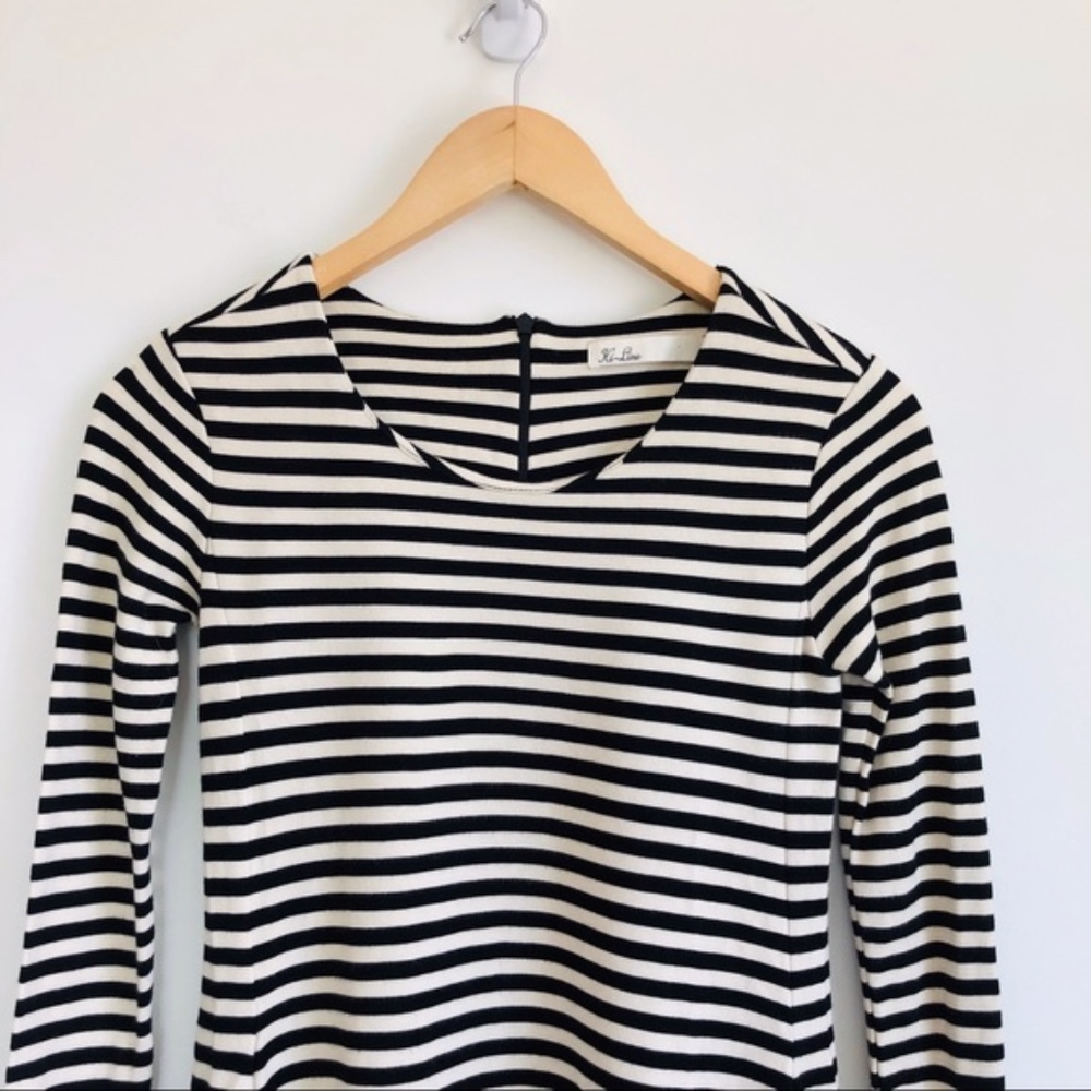 Madewell Hi-Line Striped Dairy Dress - Picture 3 of 8